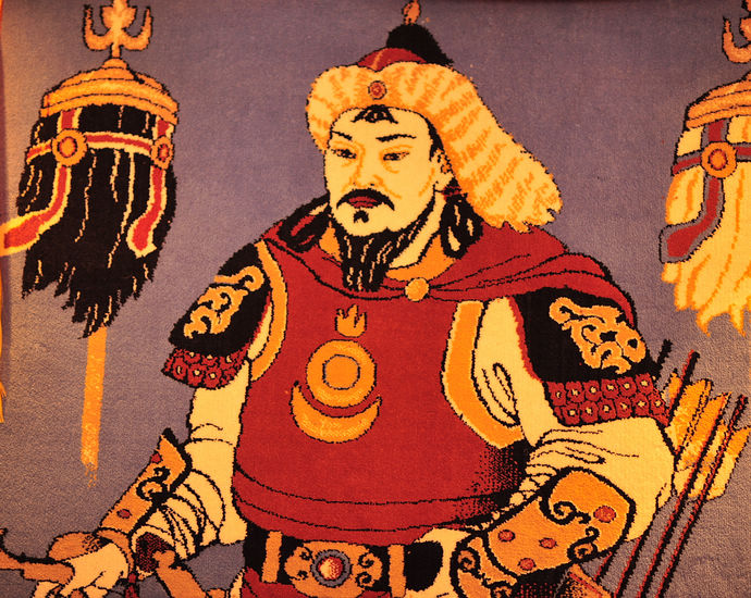 蒙古大汗画像图片