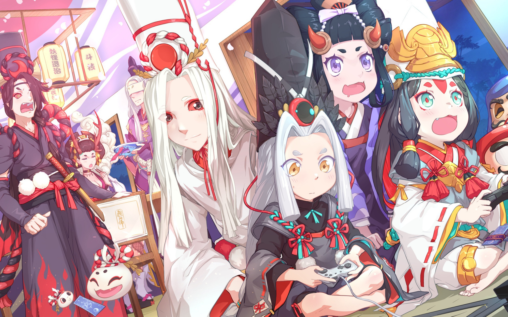 阴阳师:游戏中最甜蜜的cp"阎魔x判官",讲述他们的爱情故事