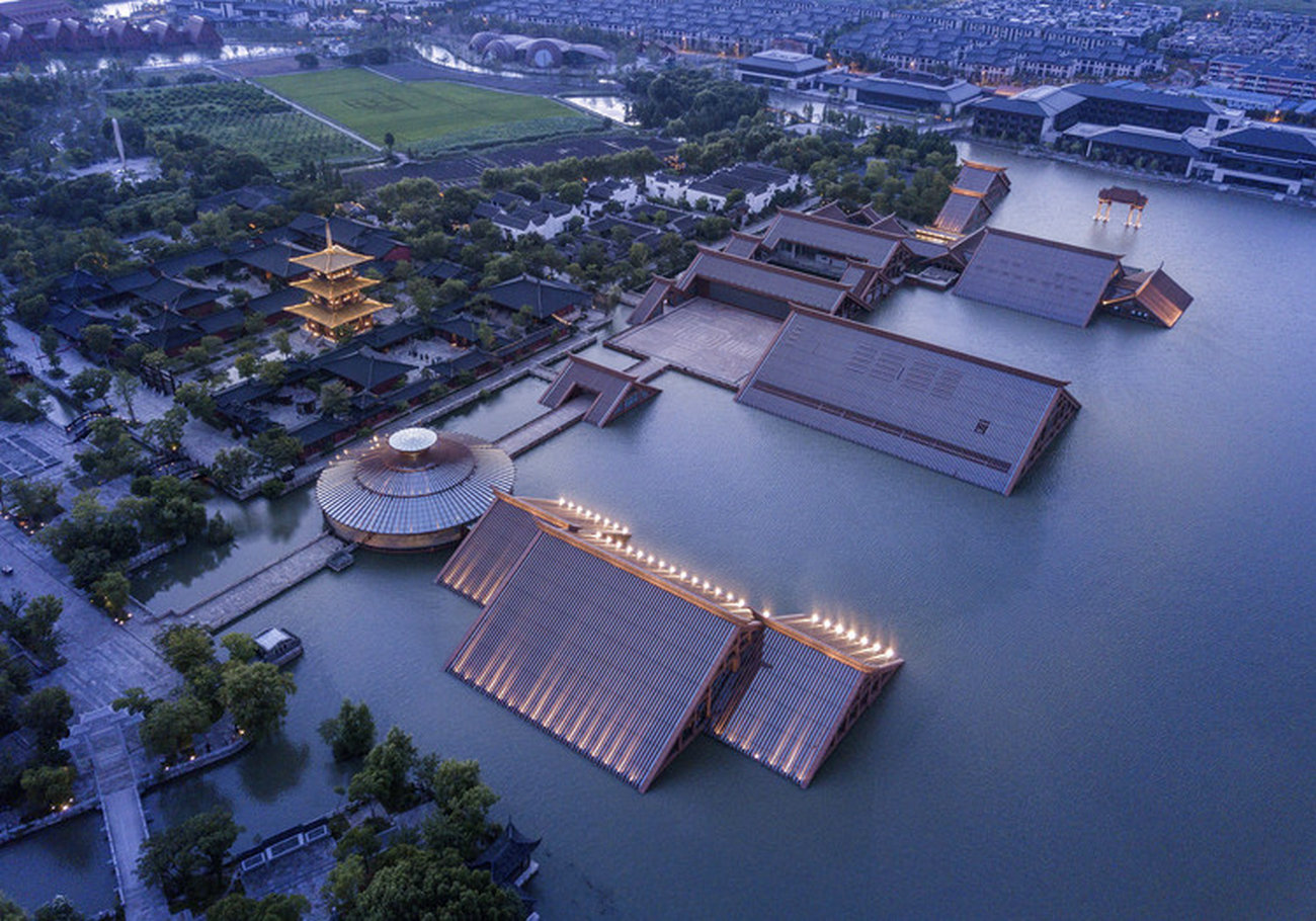 繁华大上海,建于水上的广富林古文化遗址公园,超乎你