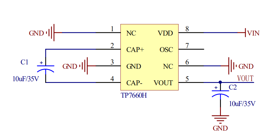 tp7660h应用电路图