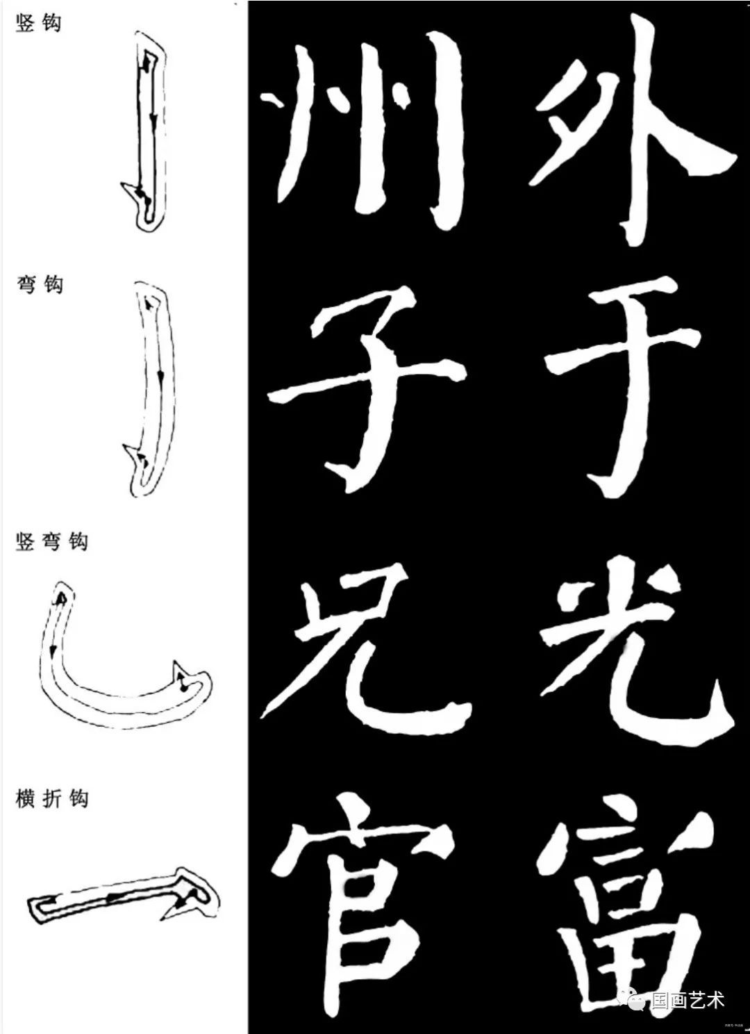 學寫楷書:顏體筆畫筆法詳解