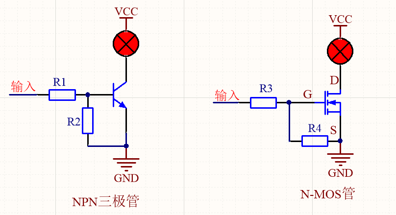 n型mos管开关电路图图片