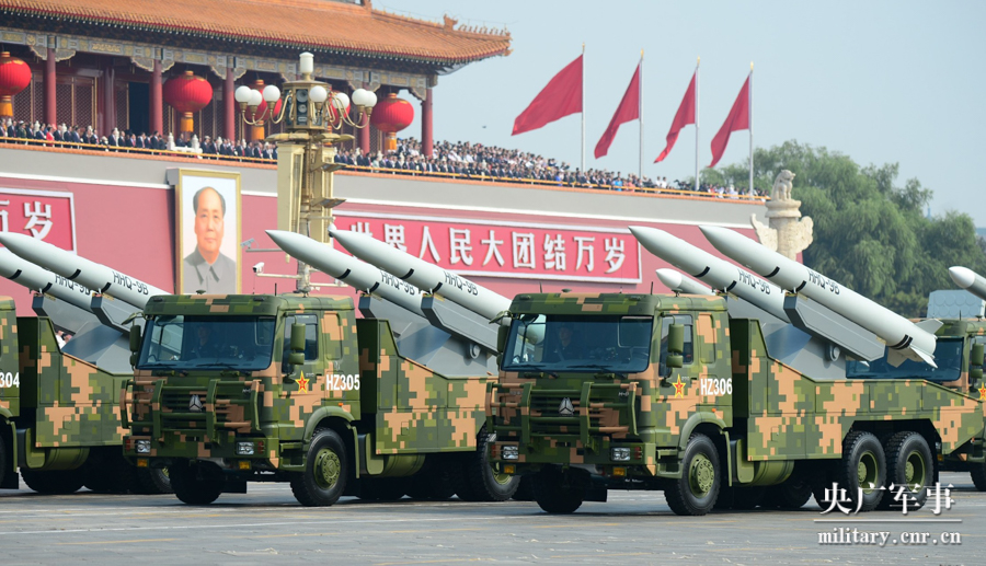 请祖国检阅|海上作战模块:舰载防空武器方队