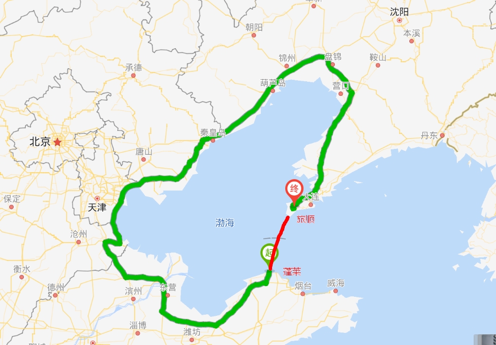 渤海灣跨海通道規劃已報批,建成後煙臺到大連僅需一小時