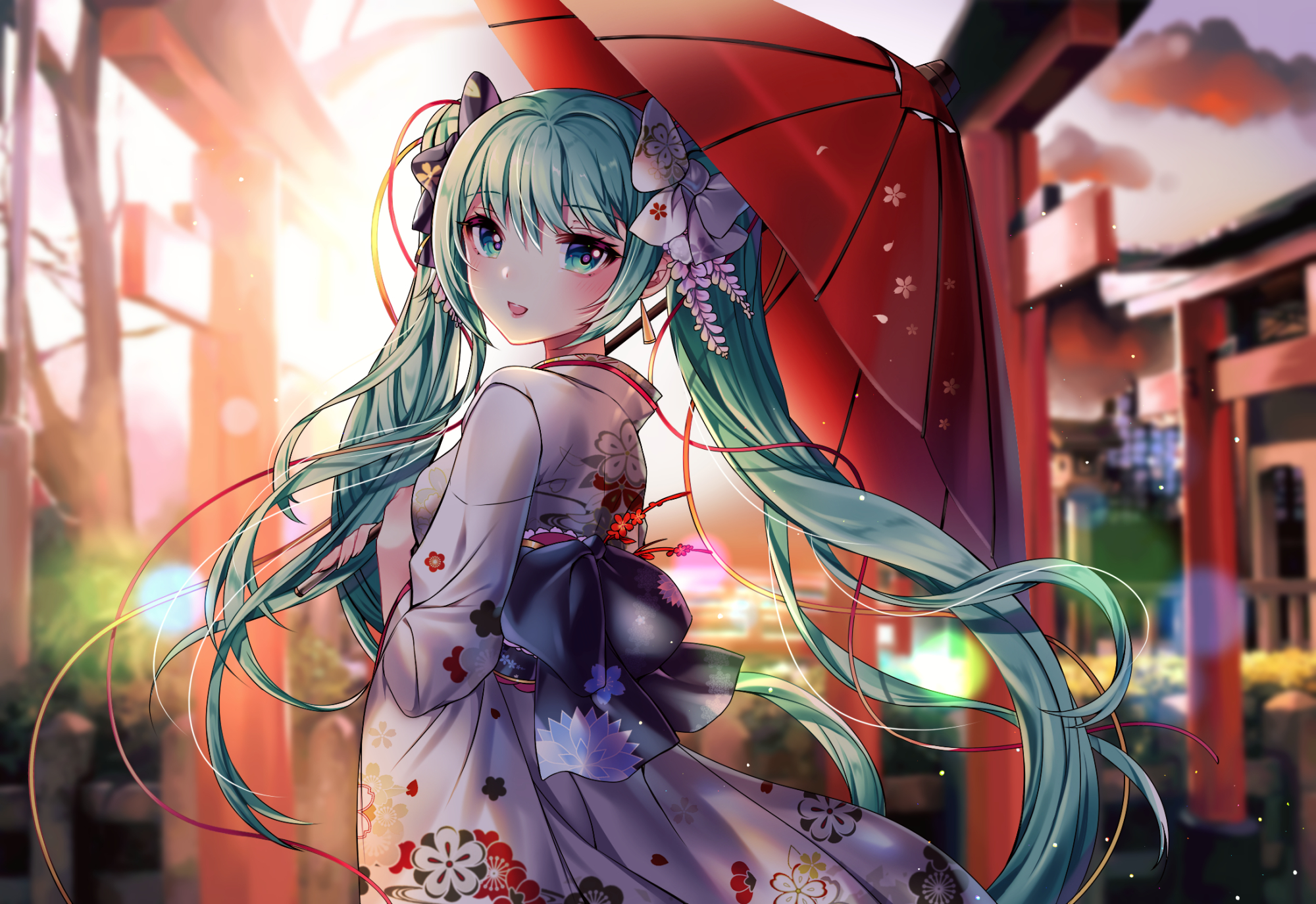 插画高手手绘的日本虚拟偶像"初音未来"的插画壁纸,就是不一样