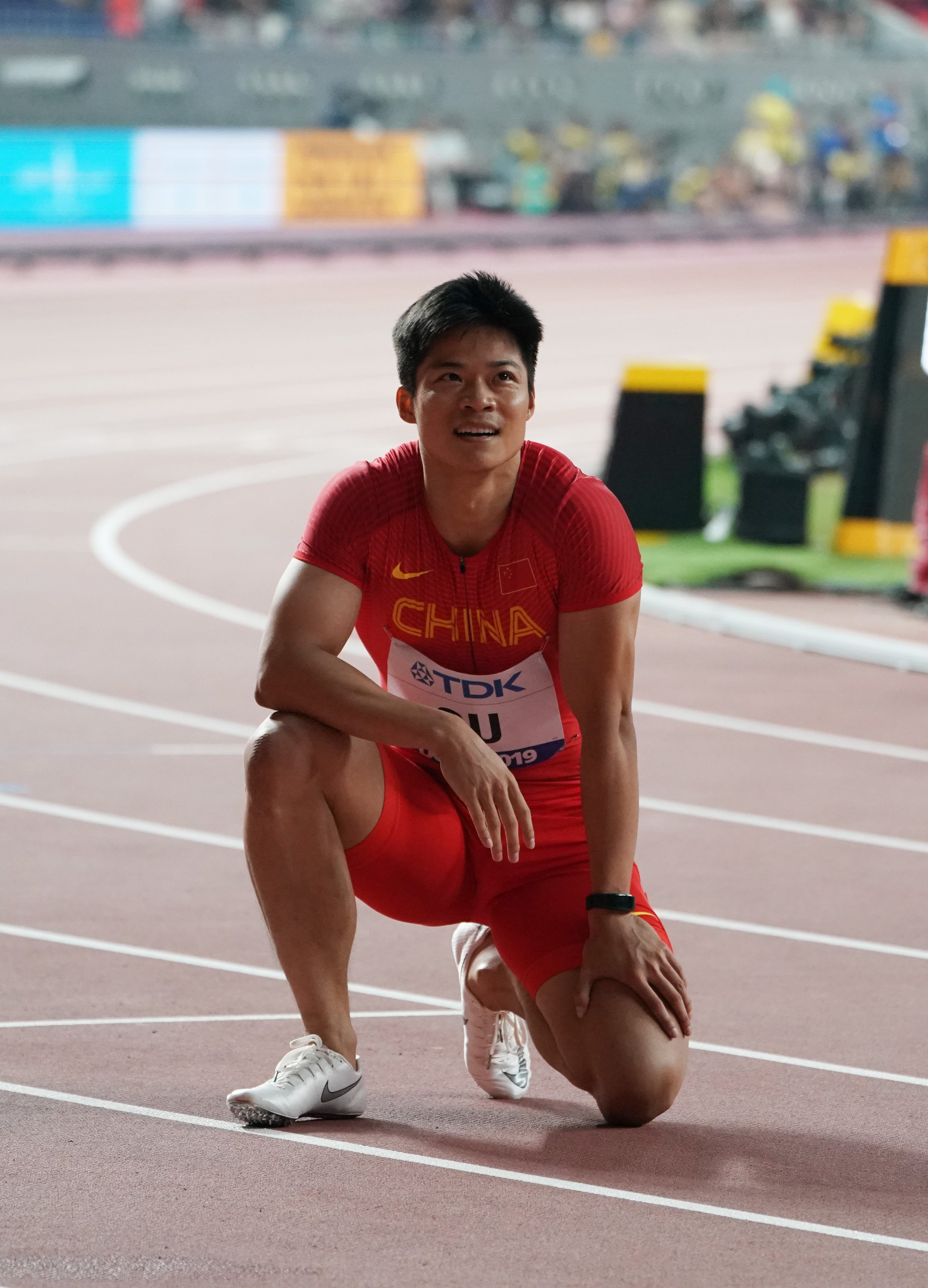 田径世锦赛——男子100米半决赛:苏炳添无缘决赛