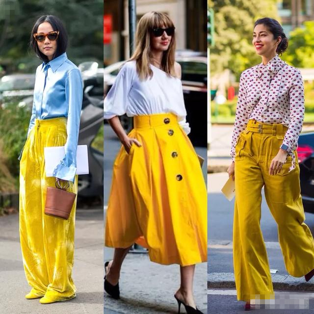 夏季黄色系列衣服搭配技巧,让你显白一夏天