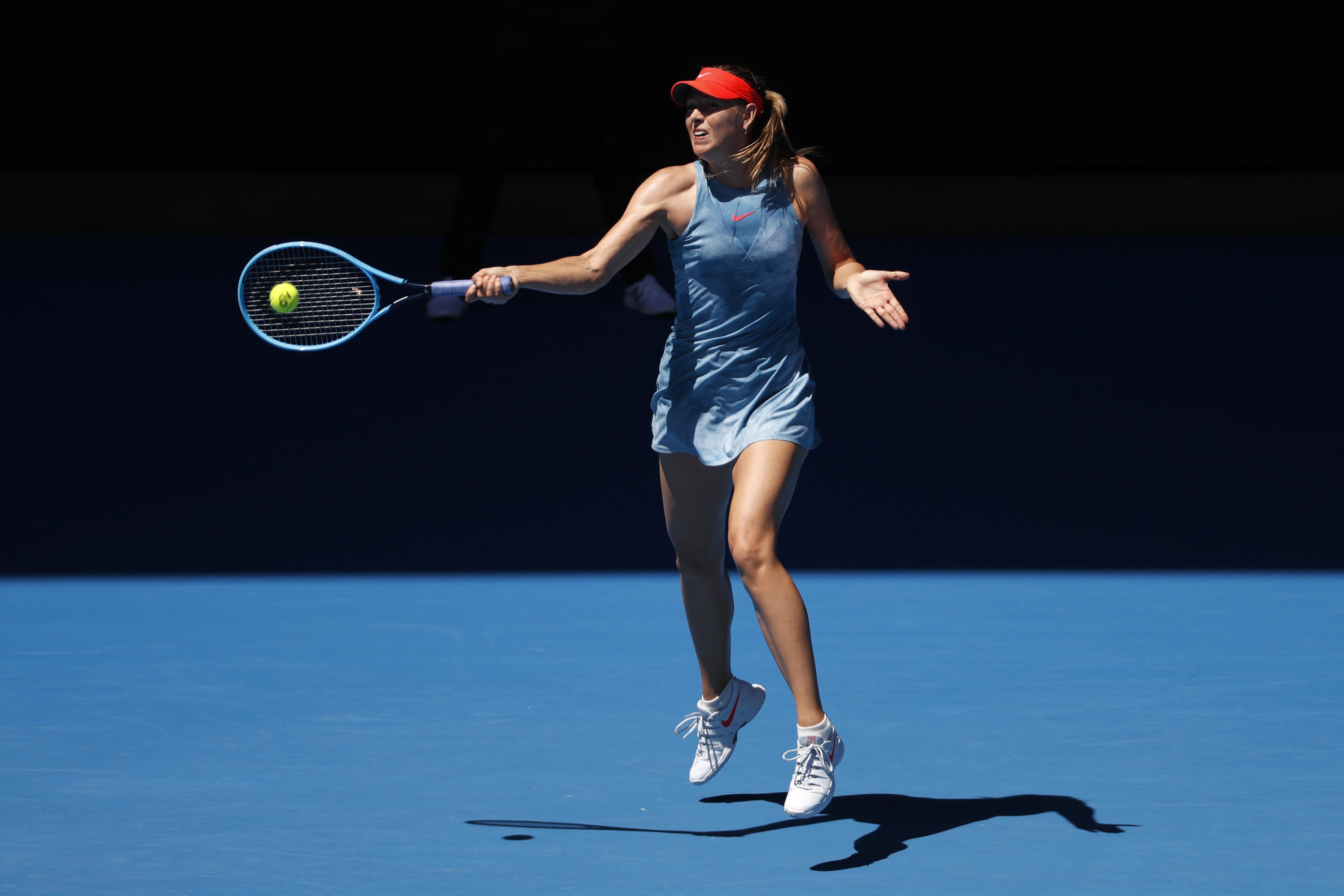 网球——澳网:莎拉波娃胜达特(5)