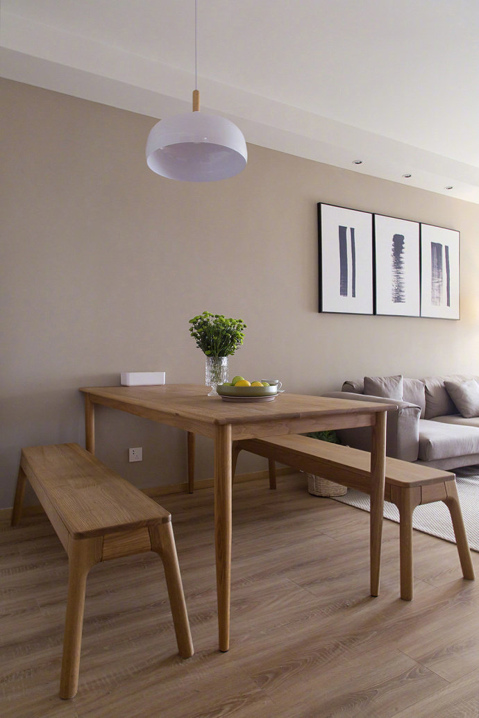 原木简约的两居室装修,原木风格总是让人心情平静