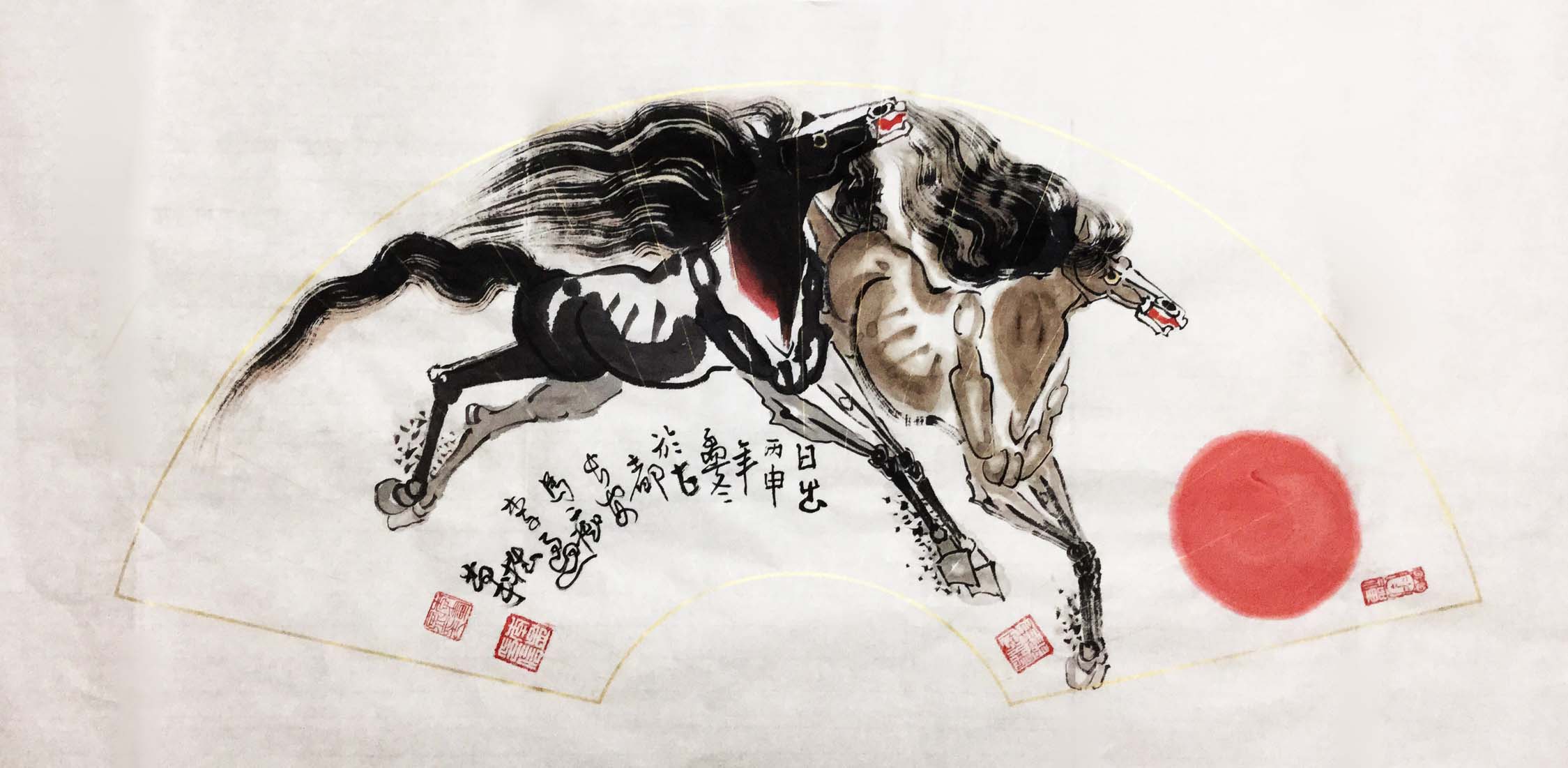 神笔下的汉唐雄风--评析李孟先生的汉唐马