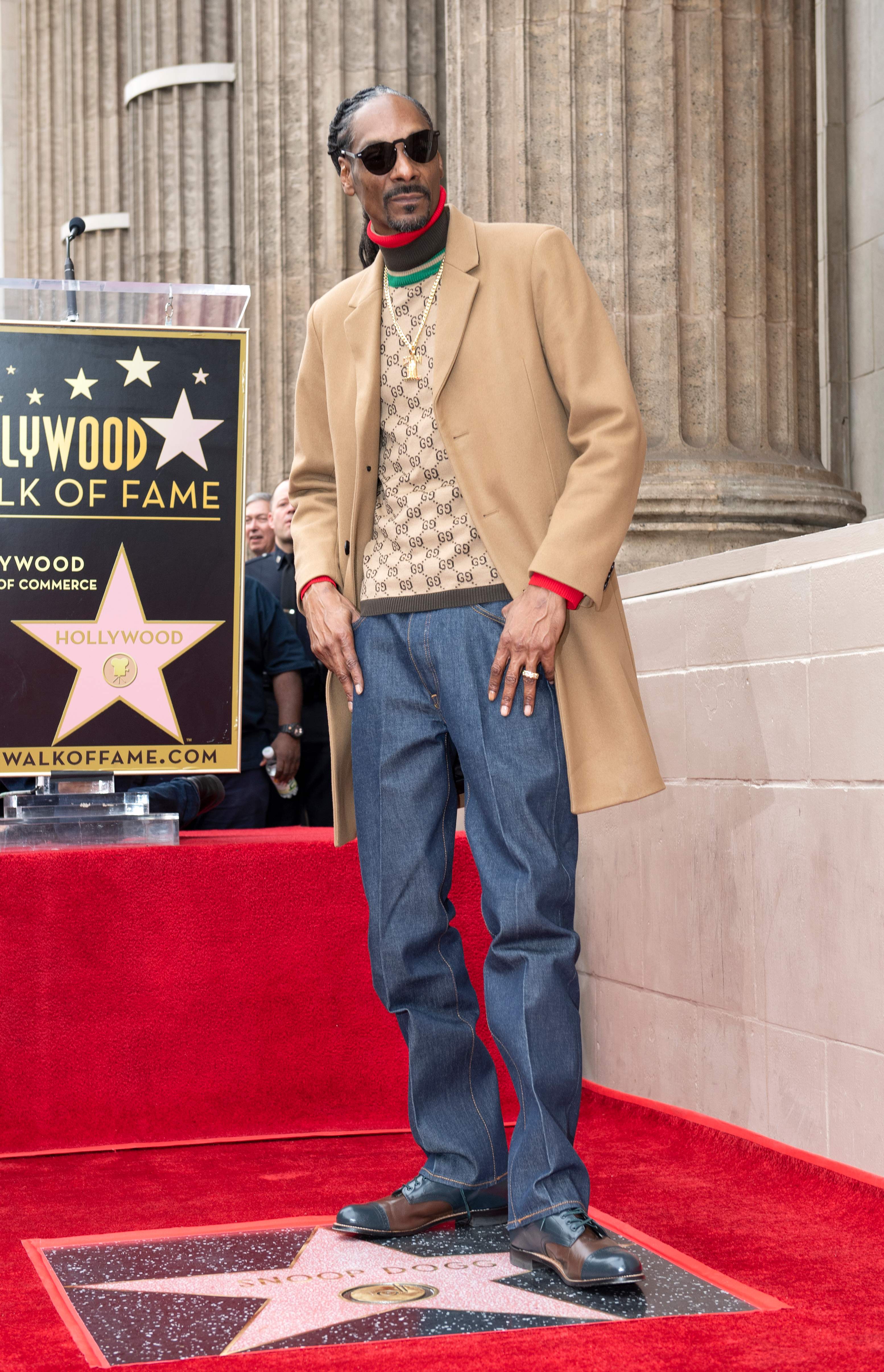 说唱歌手snoop dogg添星好莱坞(2)