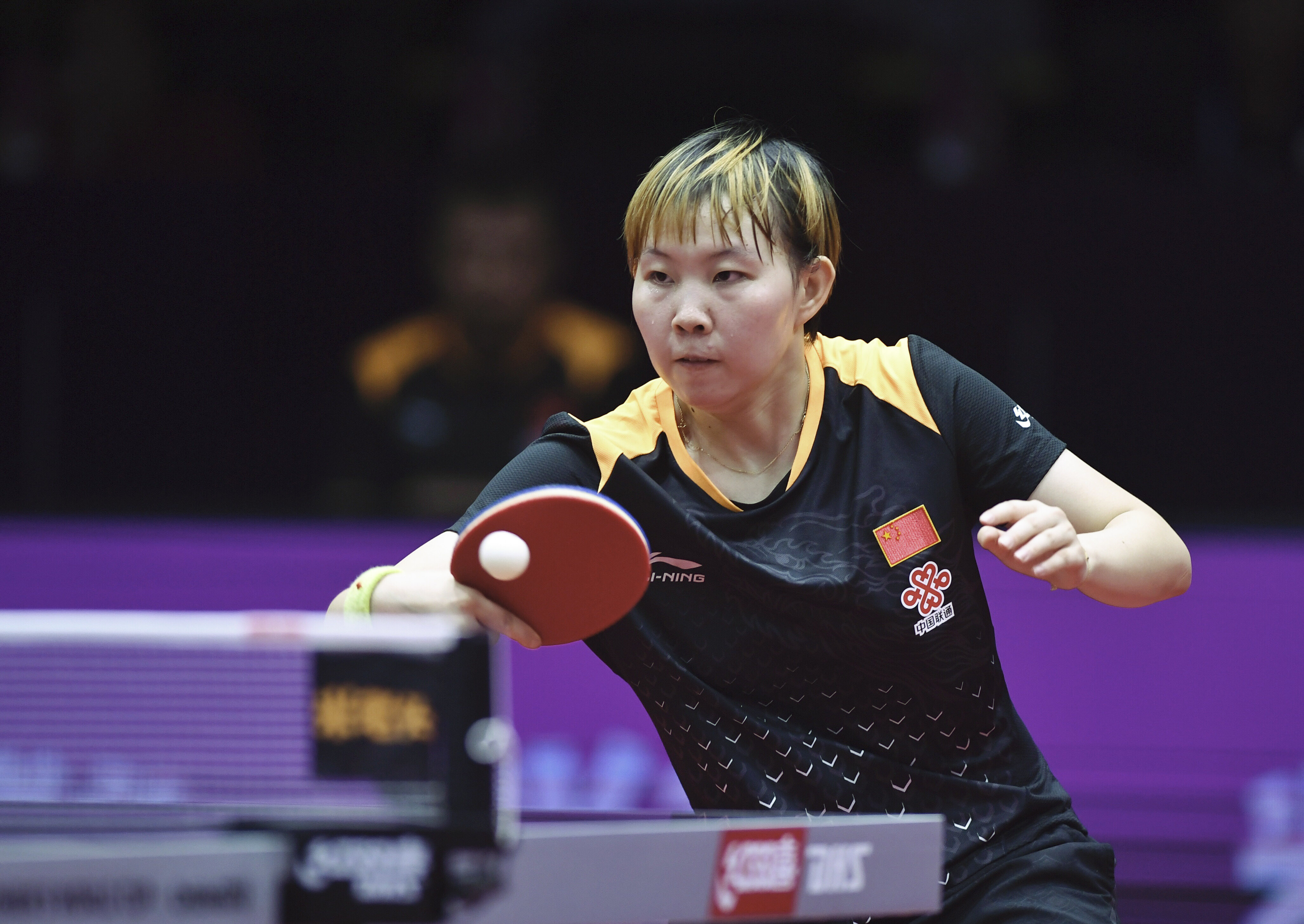 乒乓球——国际乒联女子世界杯:朱雨玲晋级四强(1)