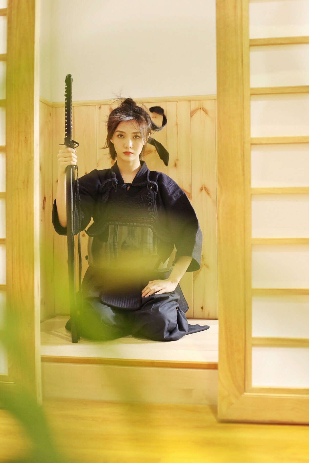 王靖雯曝剑道服写真率性利落英气十足