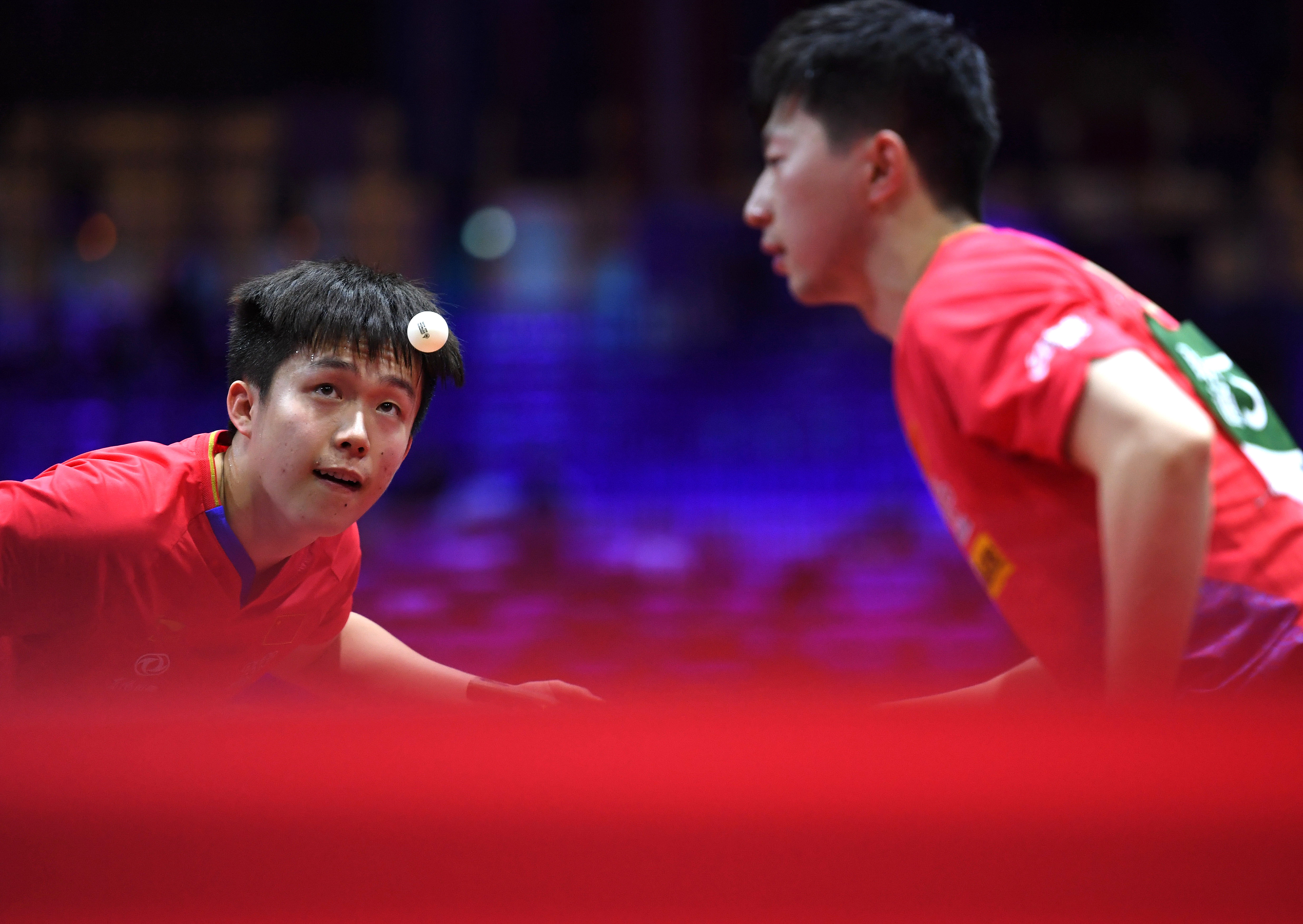 乒乓球——世锦赛:马龙/王楚钦晋级男双半决赛