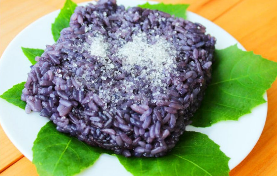 方便速食的青精饭