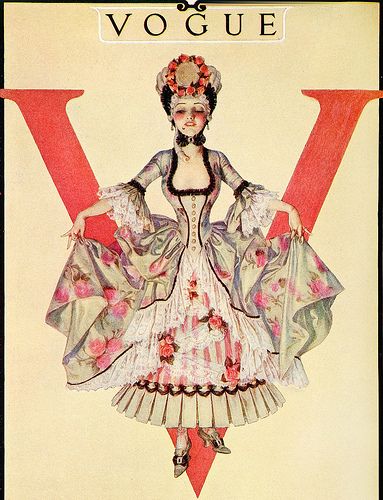 vogue复古手绘杂志封面你见过吗