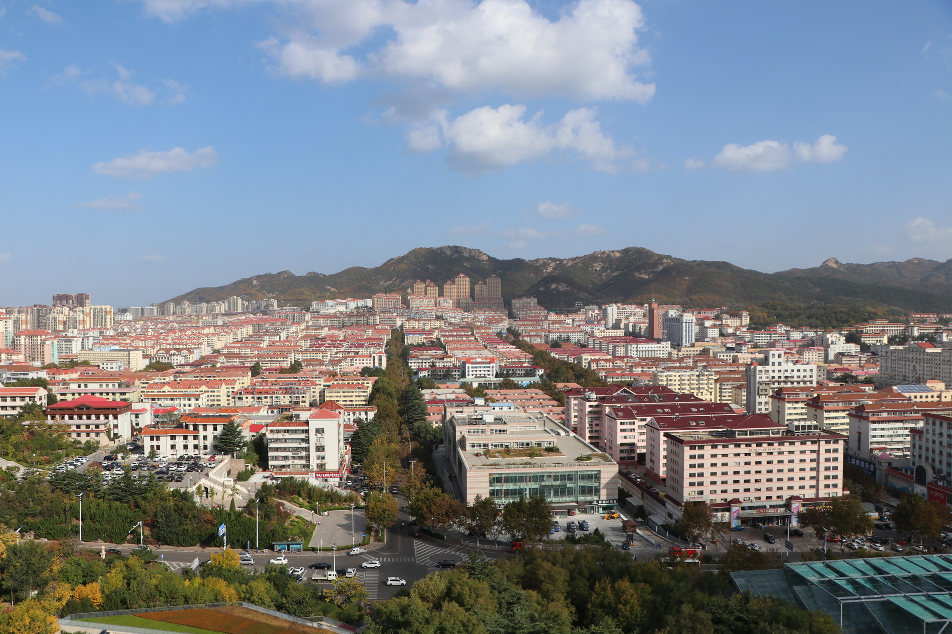 组图:秋登环翠楼,威海市环翠区的地标建筑