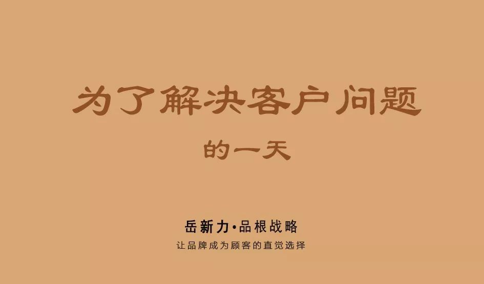为了解决客户问题的一天