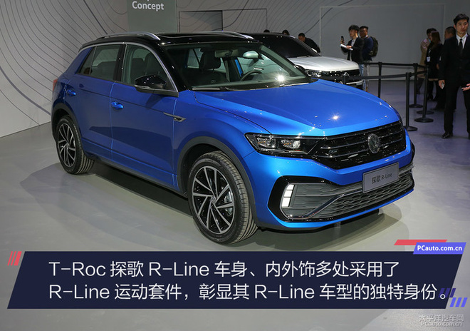 2019上海车展:静态体验t-roc探歌r-line