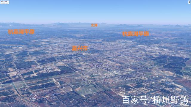 杭州灣沿岸五大城市簡易地形圖:杭州,嘉興,紹興,寧波和舟山