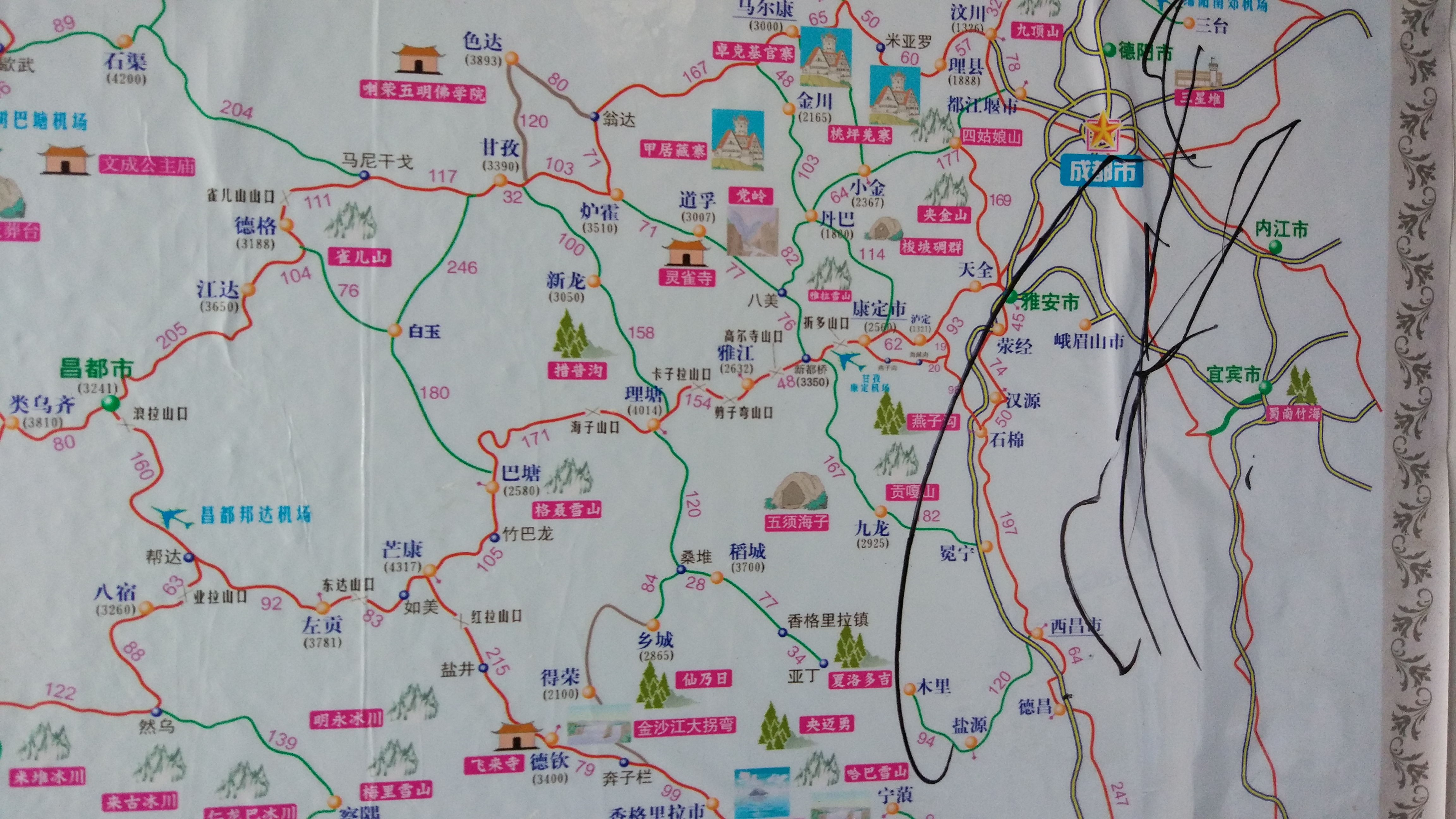 川西高原,从稻城到色达,漫漫长路,被倒手五辆车终于到达
