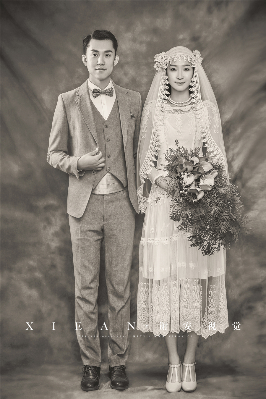 金燕西和冷清秋的民国婚纱照,直至今日仍是潮流