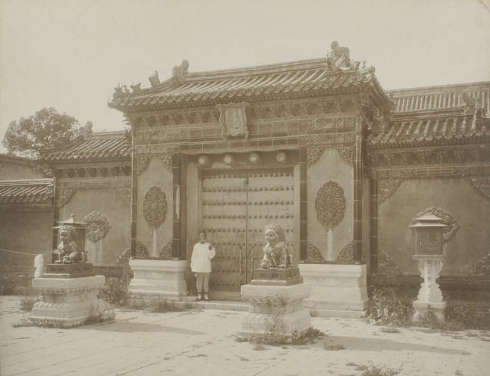 1901年的故宫照片:养心殿,储秀宫,太监居住处