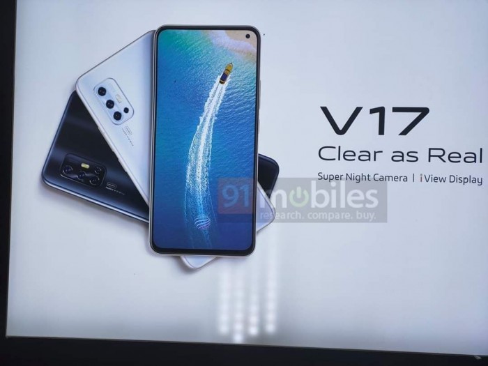 vivo v17将于12月9日登陆印度市场:6.44吋打孔屏 l型四摄