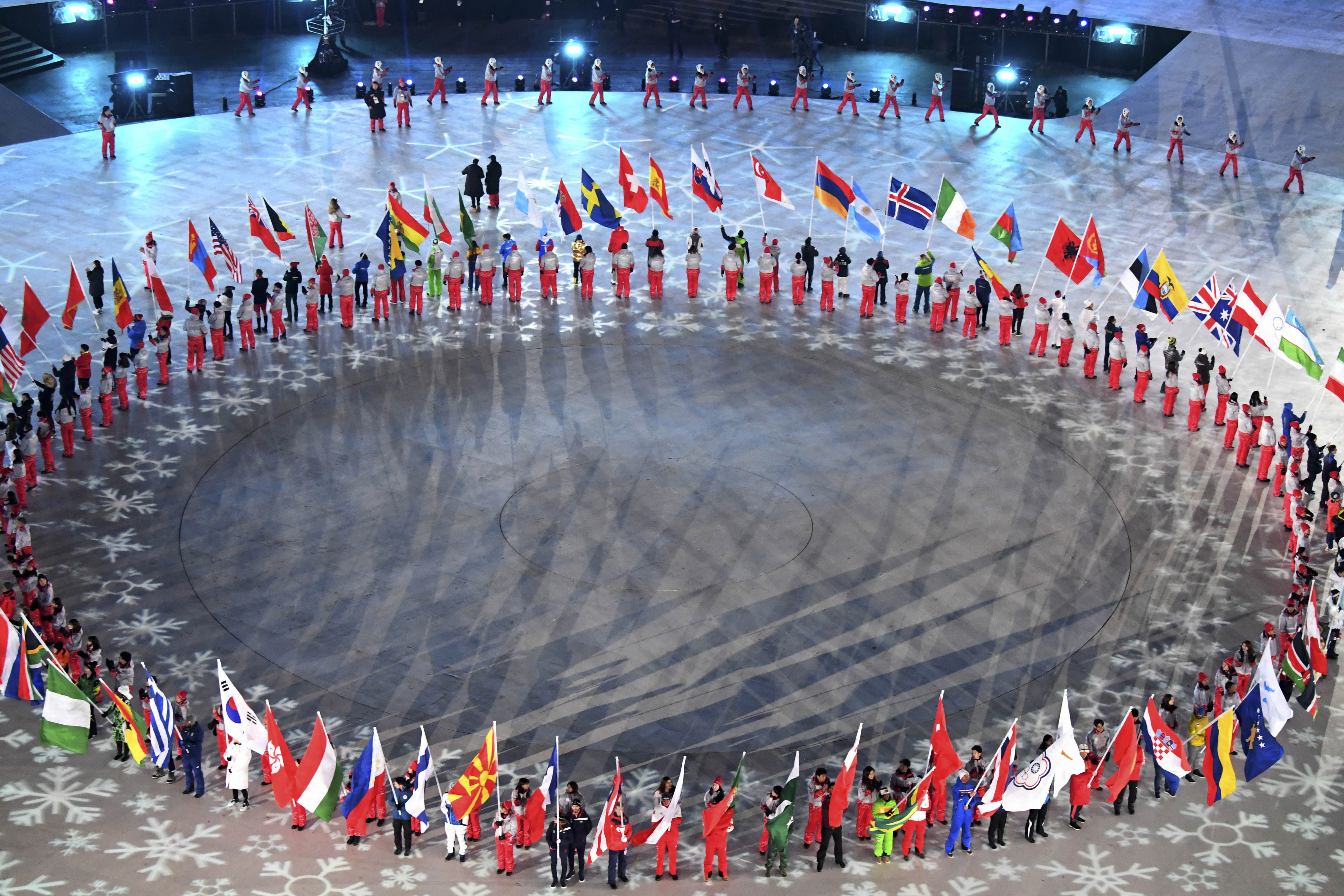 平昌冬奥会闭幕式图片