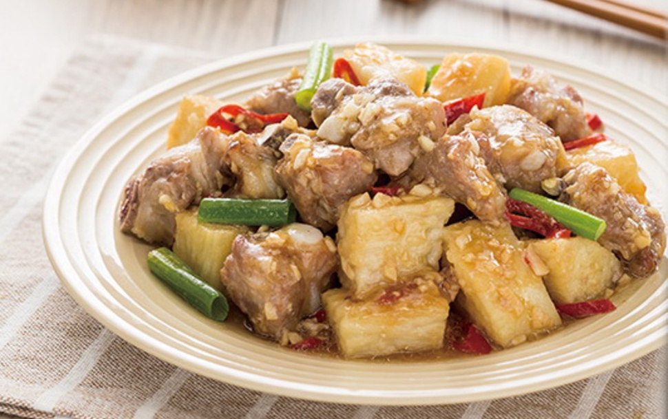 美味又有营养的山药蒸排骨