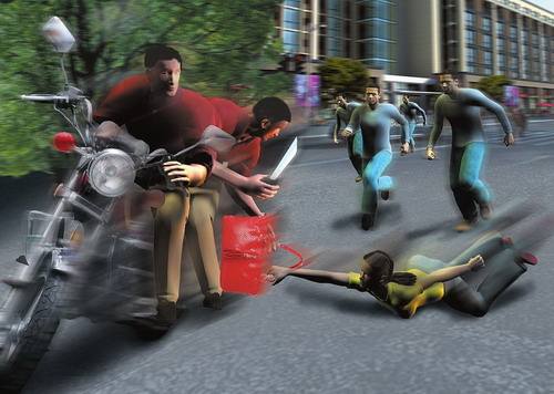 碰到飞车抢劫,我能开车撞他吗?