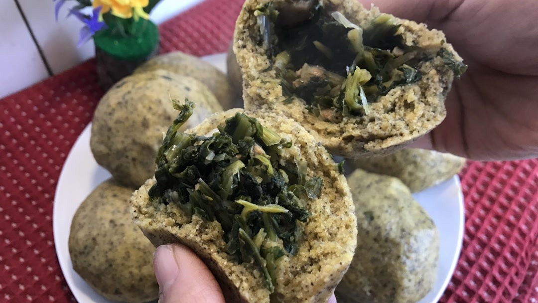 吃腻了大鱼大肉,超子教您做萝卜叶菜团子,薄皮大馅,比包子还香