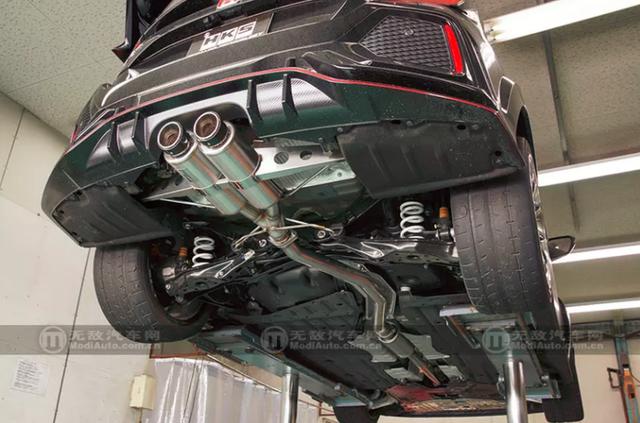 hks改装思域type-r(fk8)排气系统