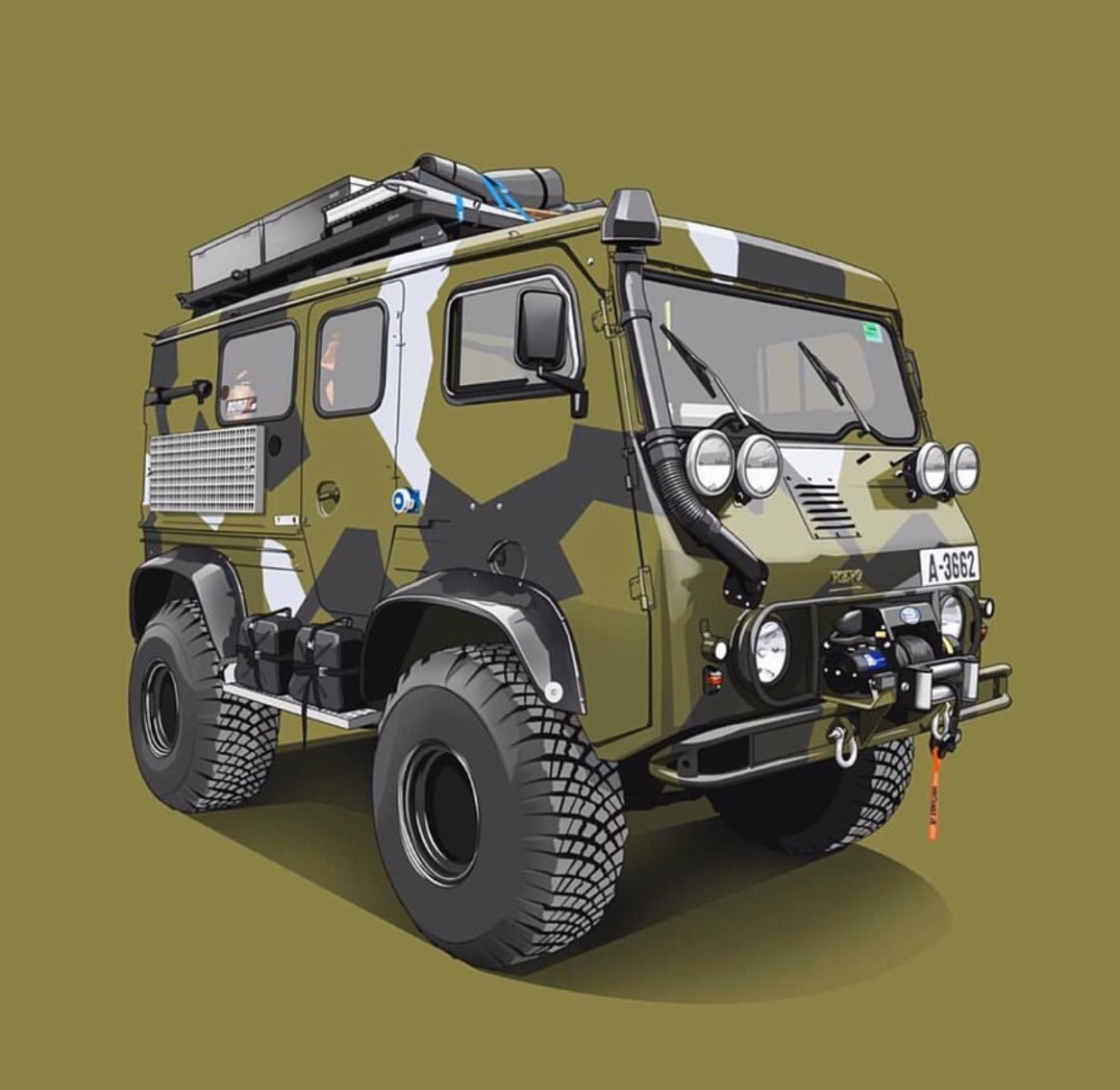 沃尔沃曾制造过最硬派的越野车c202 laplander