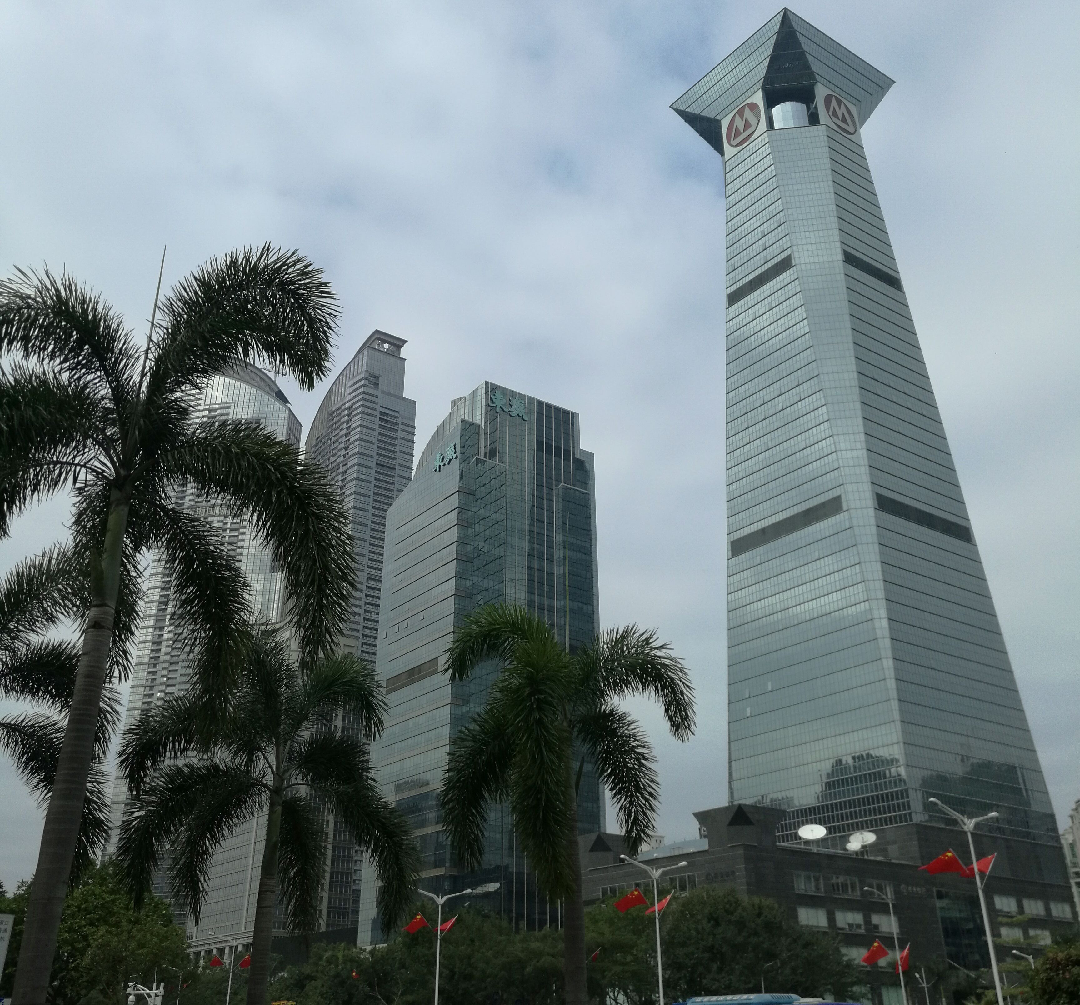 2019-1-1 cbd之一车公庙街景-m建筑为招商银行大厦