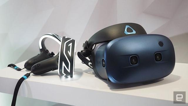 htc 推出全新 vr 头盔 无需外置定位器就能进行空间追踪