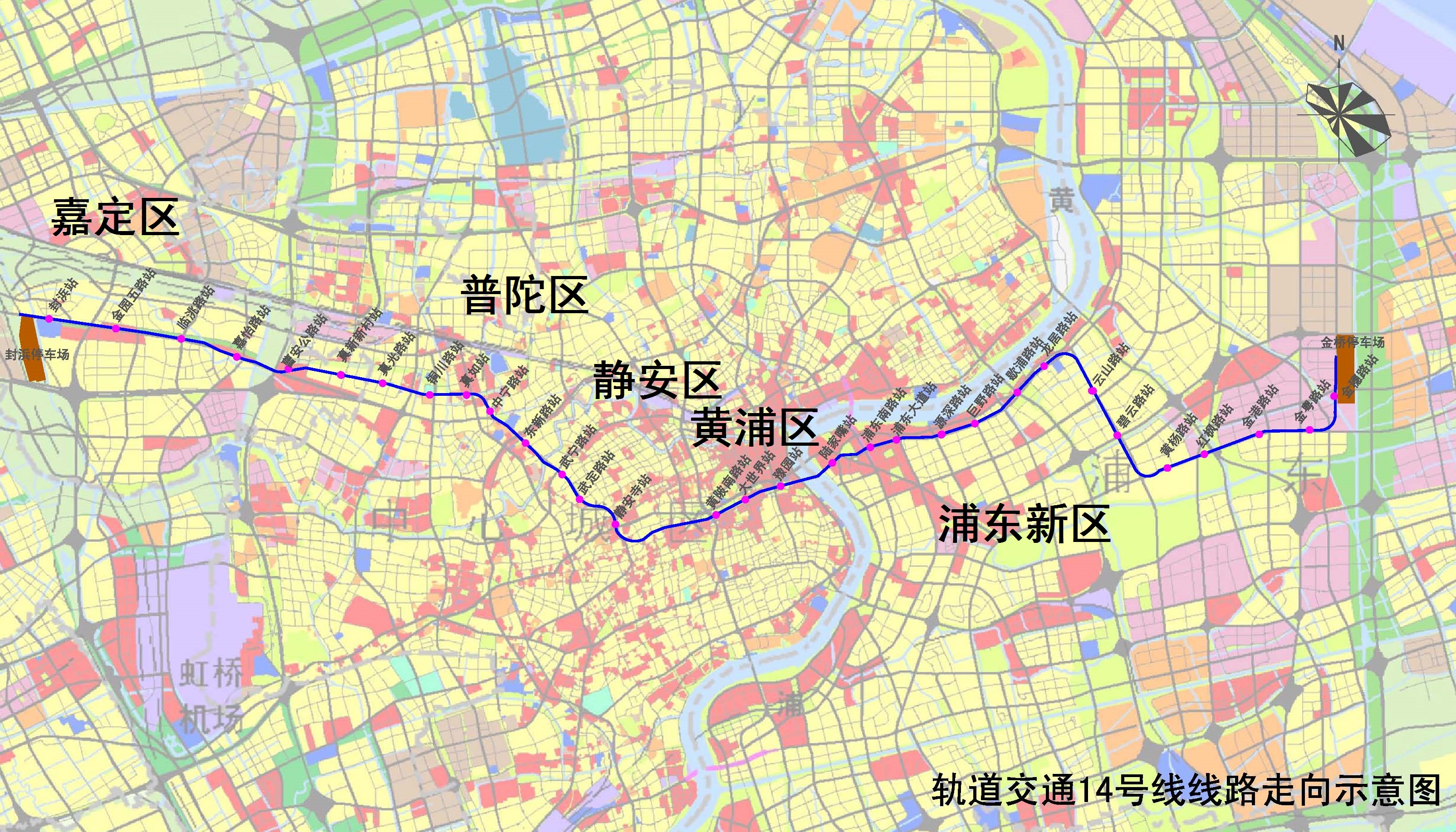 上海地铁15号线规划图片