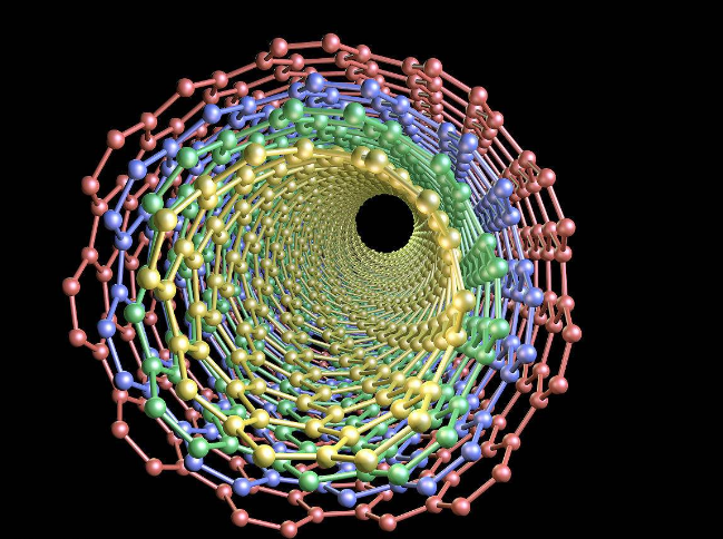 碳纳米管图片 示意图图片