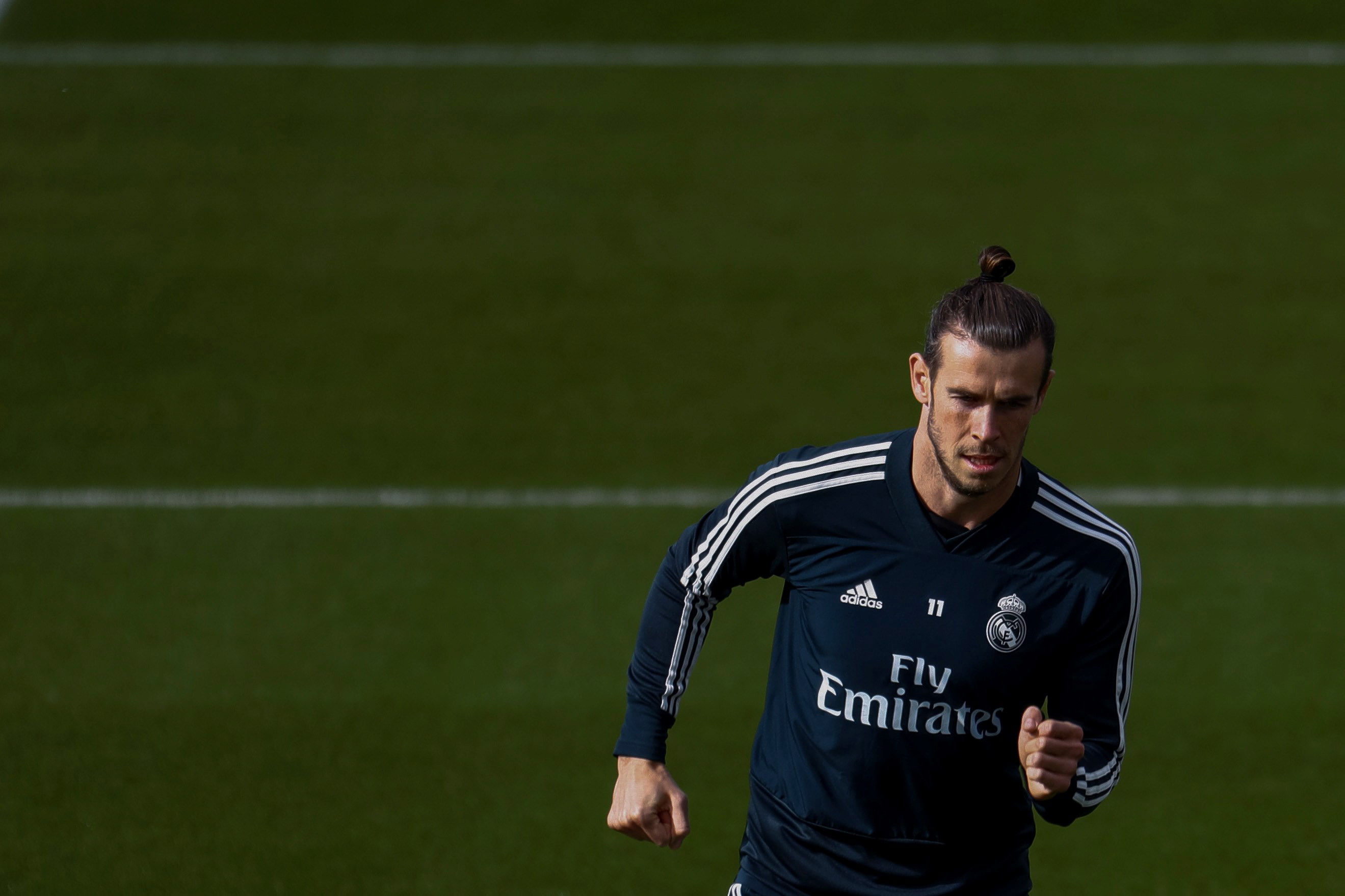 足球——西甲联赛:皇马赛前备战