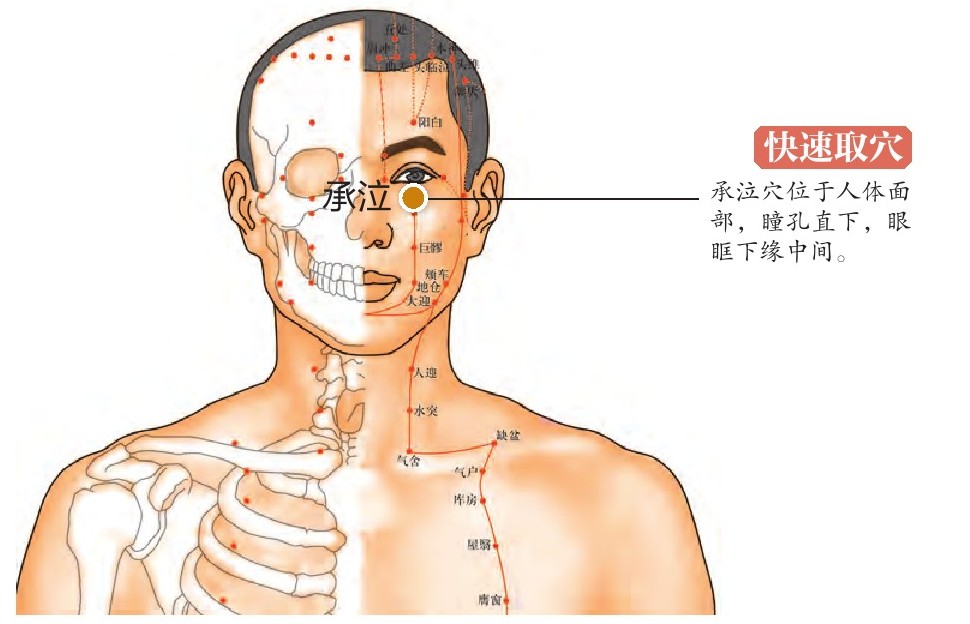 承泣穴——通治眼干,眼涩,眼痛的法宝!
