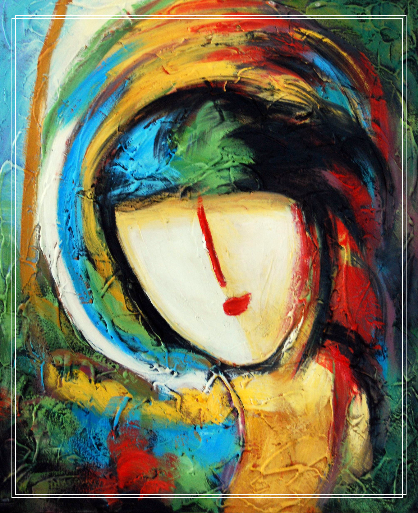 杂而不乱:暖色系抽象风高清名画图集鉴赏