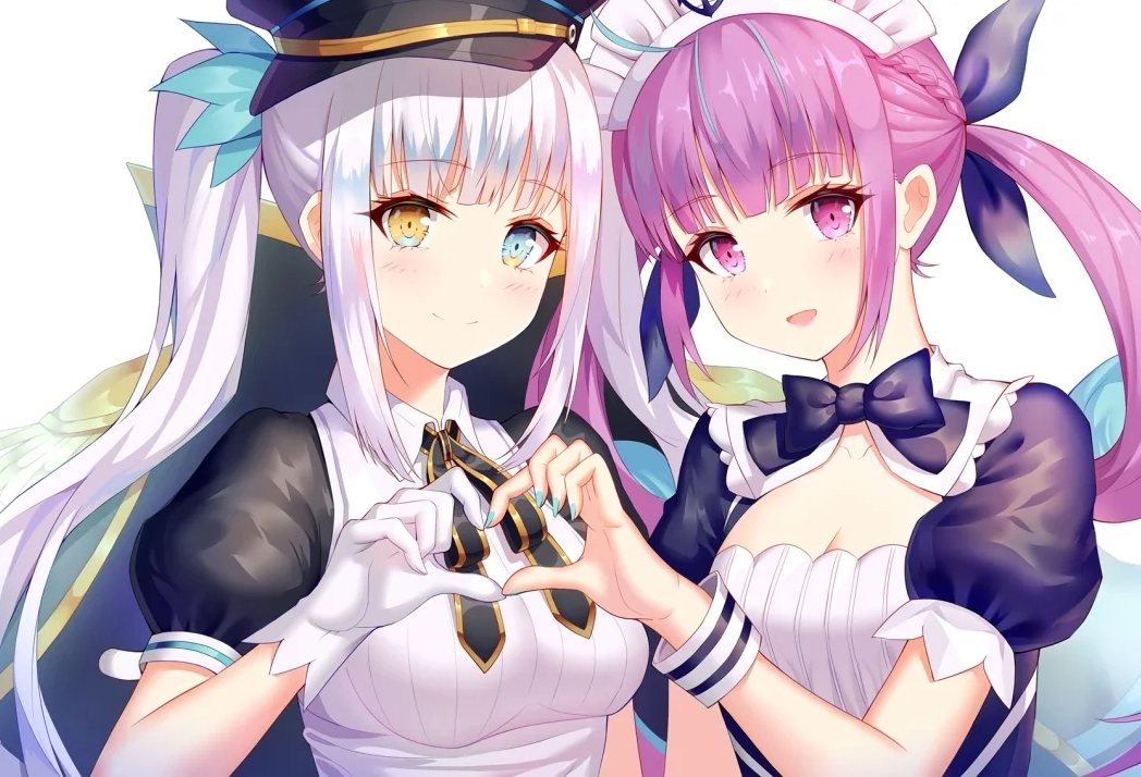 游戏动漫少女壁纸,一个眼神让你心动