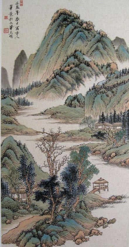 中国山水画在传统民族文化艺术上的借鉴