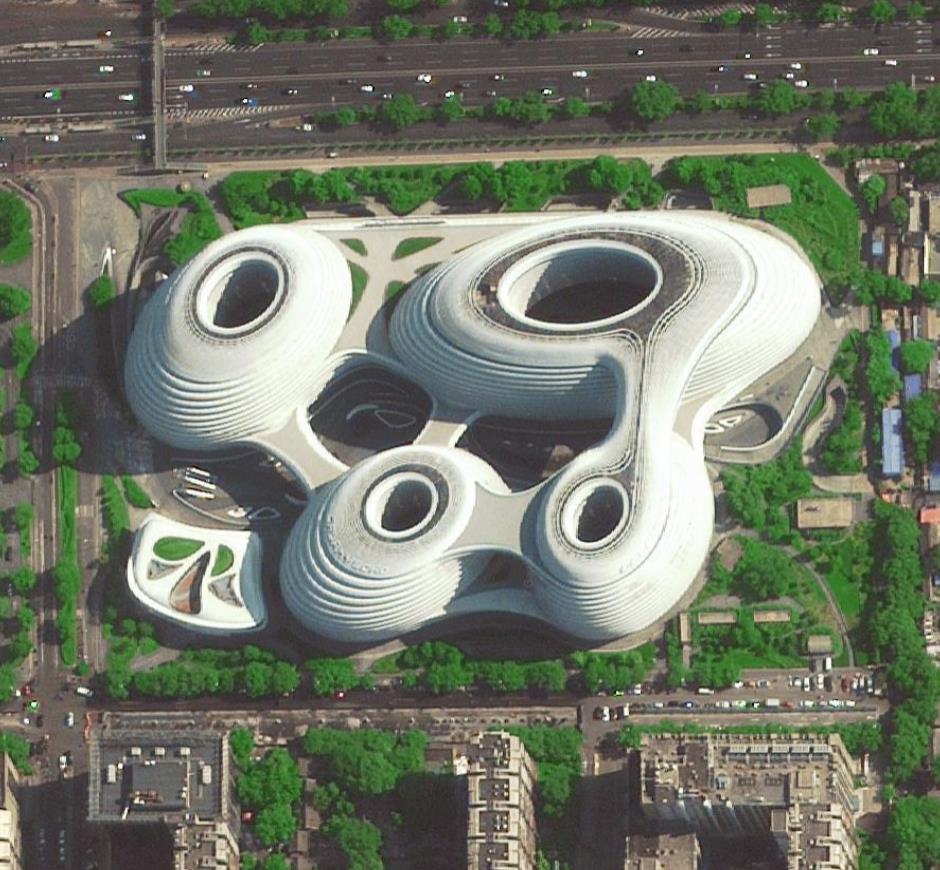 精选帝都现代建筑地标,空中鸟瞰"奇形怪状"的建筑特别多!