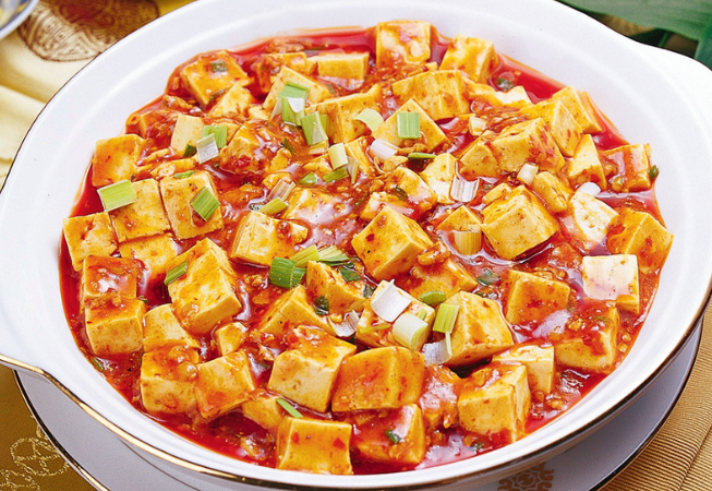一组美食的图片:麻婆豆腐你喜欢吃吗?