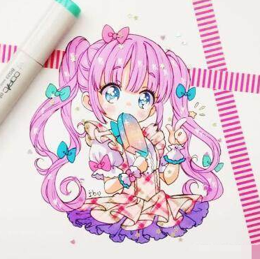 十二星座专属马克笔手绘,天秤座美少女战士,白羊座闪闪惹人爱!