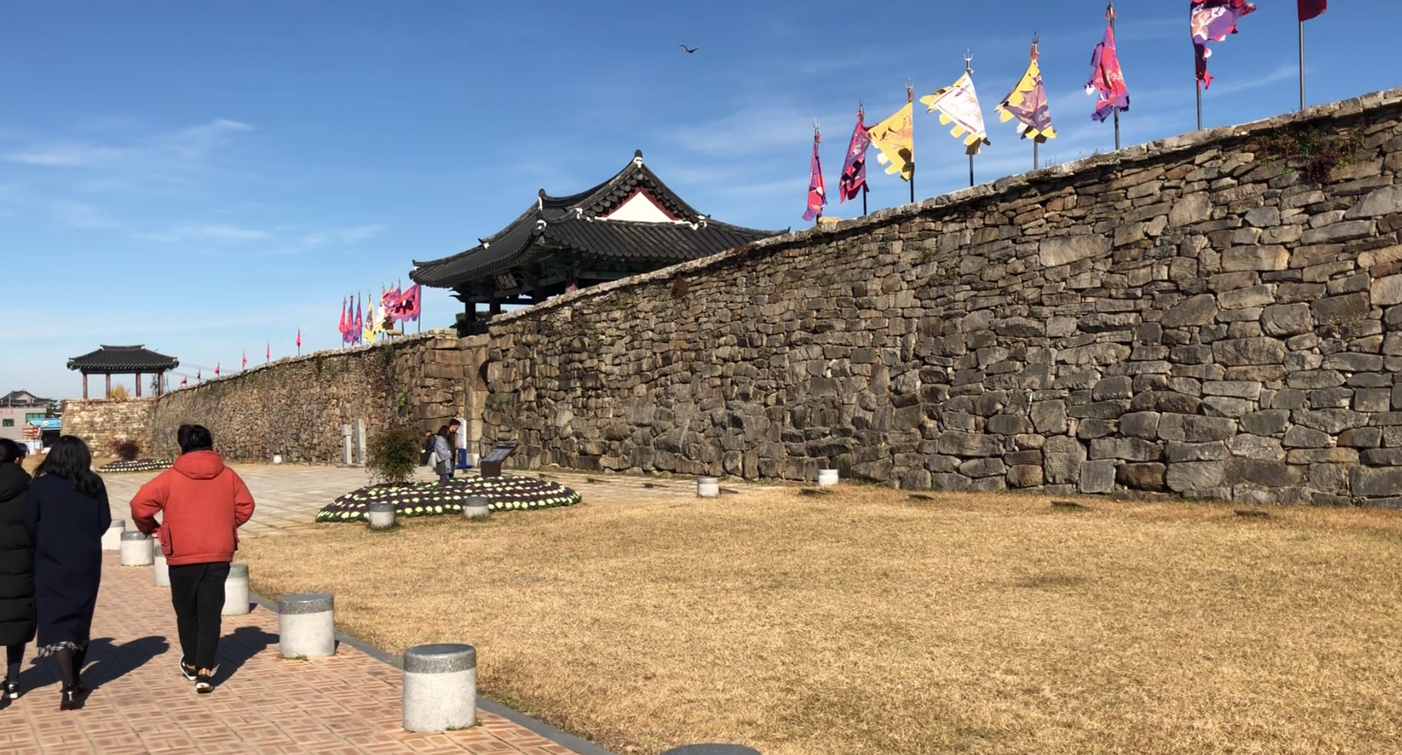 韩国游古城海美邑城