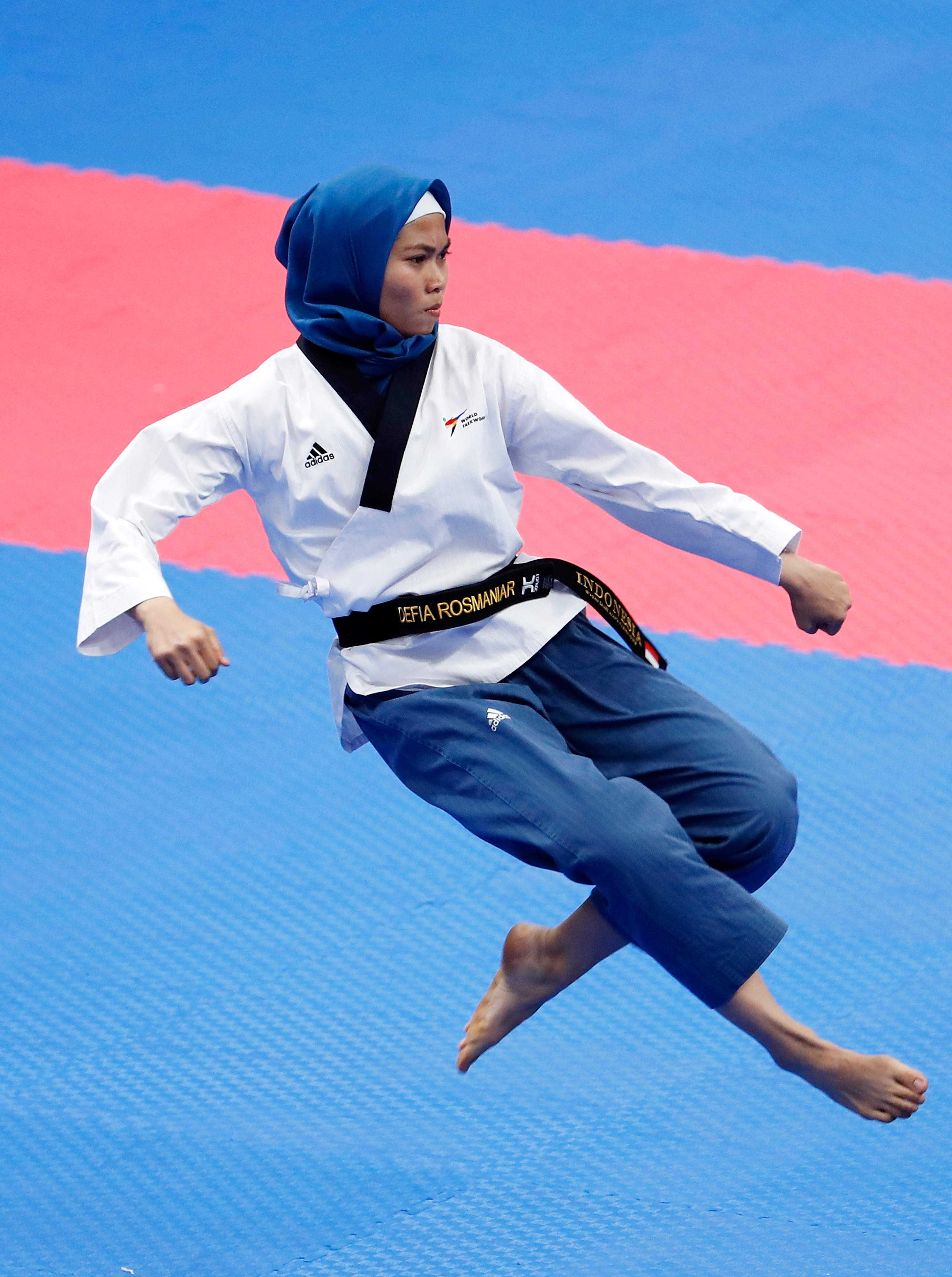 跆拳道——印尼选手获得女子个人品势冠军(8)