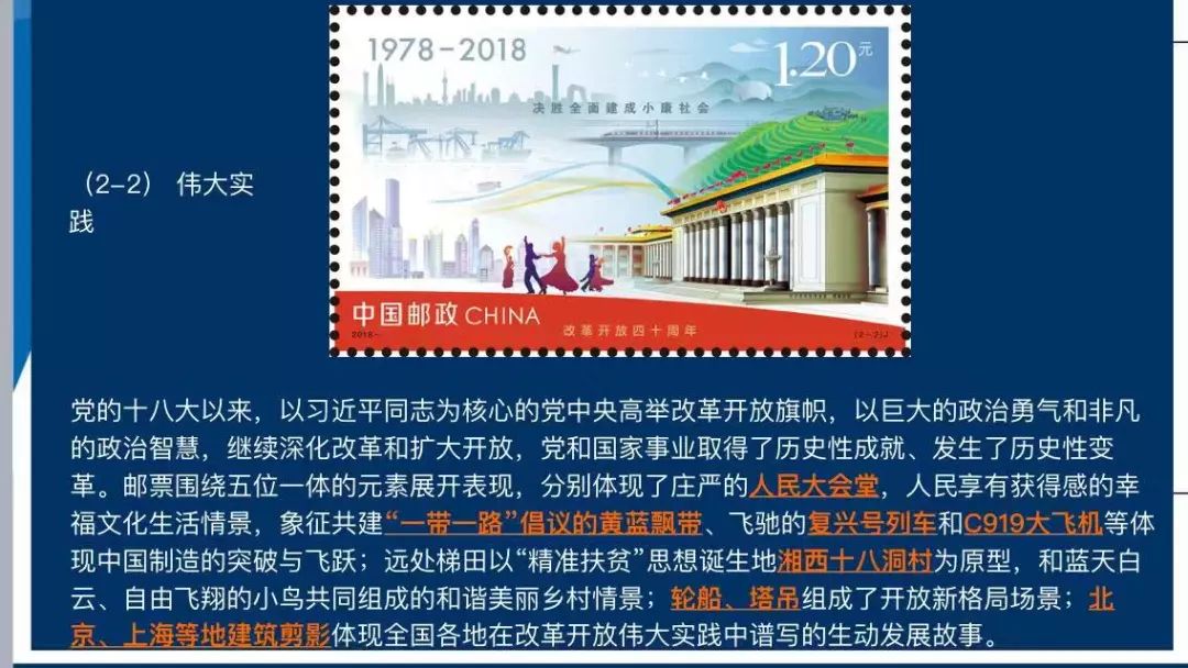 改革开放四十周年邮票图稿公布