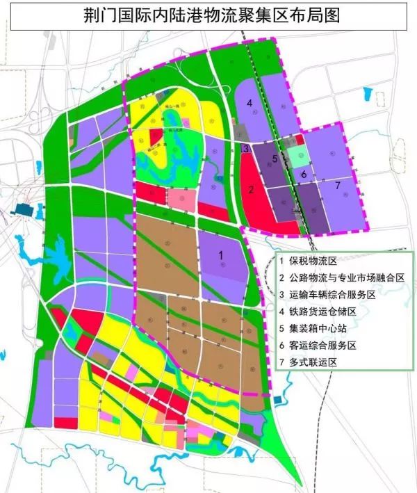 最新物流园区布局规划出炉!东宝将建荆门公路港物流聚集区